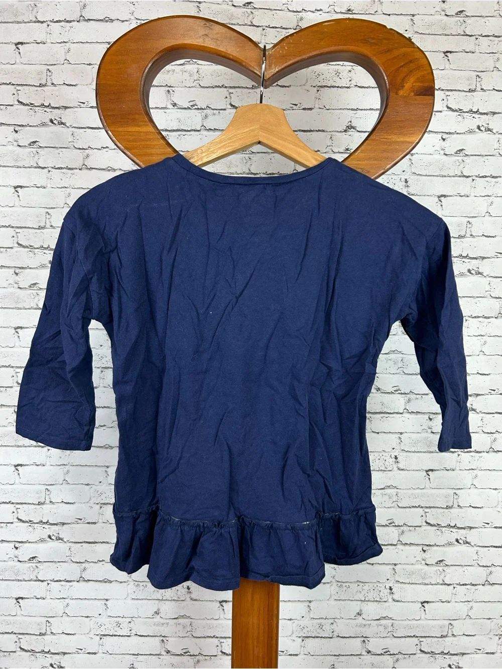 OshKosh B'gosh | Kids Navy Top with Pink & Purple Floral Patterns size 12
